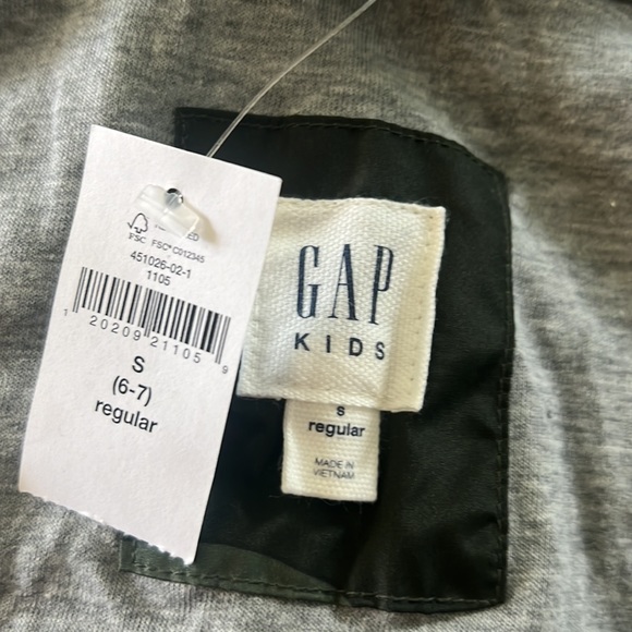 GAP kids Camouflage windbreaker size S - Picture 4 of 5